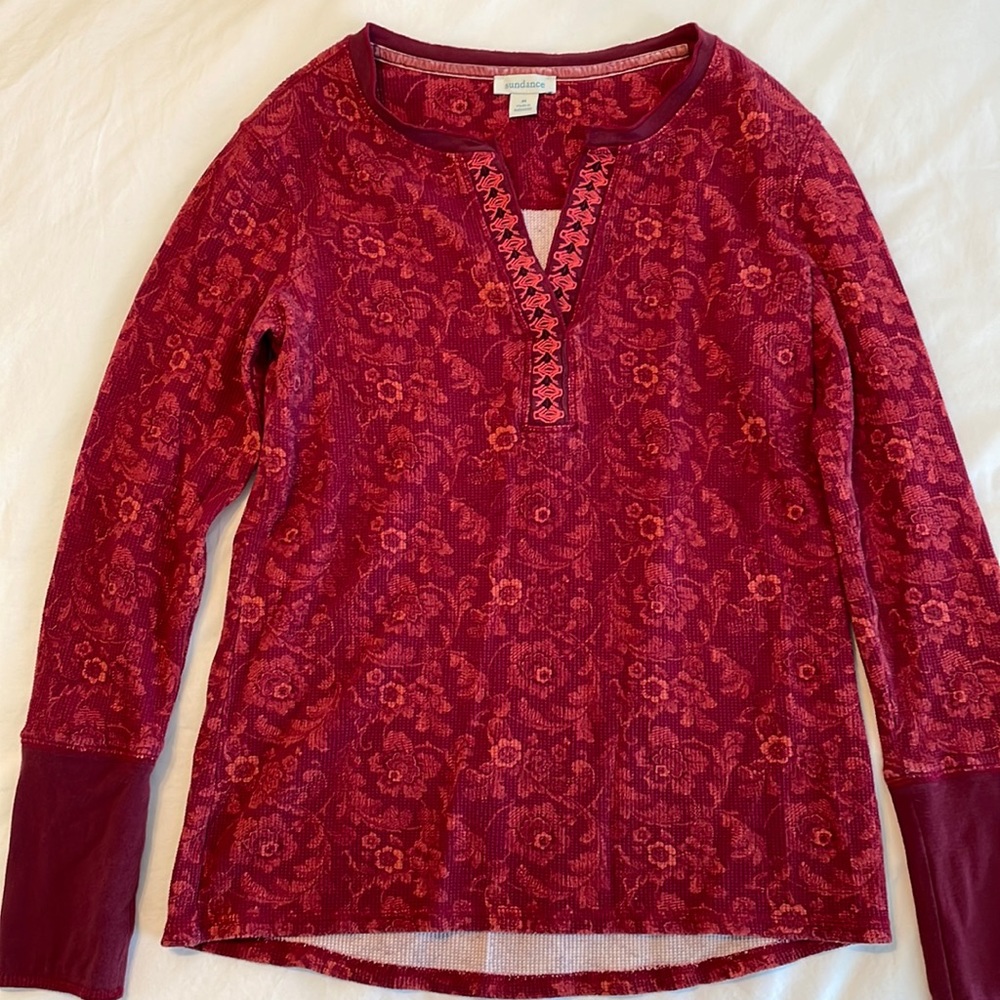 Sundance Red Thermal Longsleeve Shirt